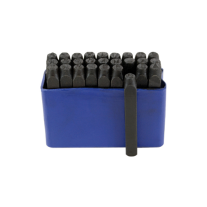 Alphabet à frapper en acier