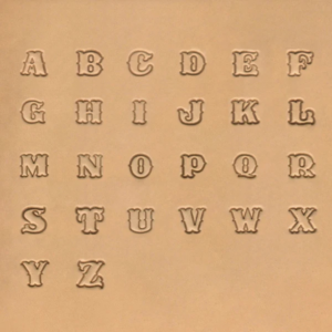 Alphabet à frapper fantaisie