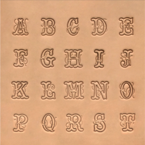 Alphabet à frapper fantaisie