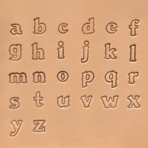 Alphabet à frapper fantaisie