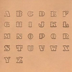 Alphabet à frapper fantaisie