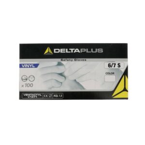 Gants en vinyle poudrés