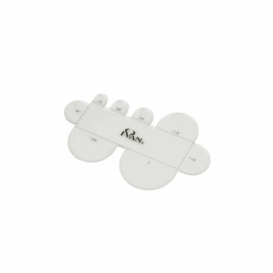 Gabarit en acrylique demi-cercle