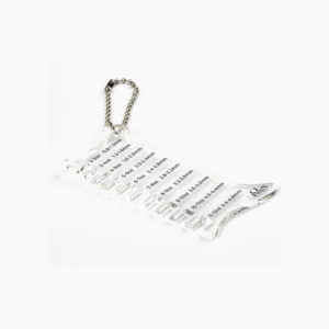 Gabarit en acrylique épaisseur de cuir