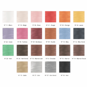 Fil ciré en polyester - Ø 0.8 mm