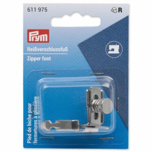 Pied de biche pour fermeture à glissière